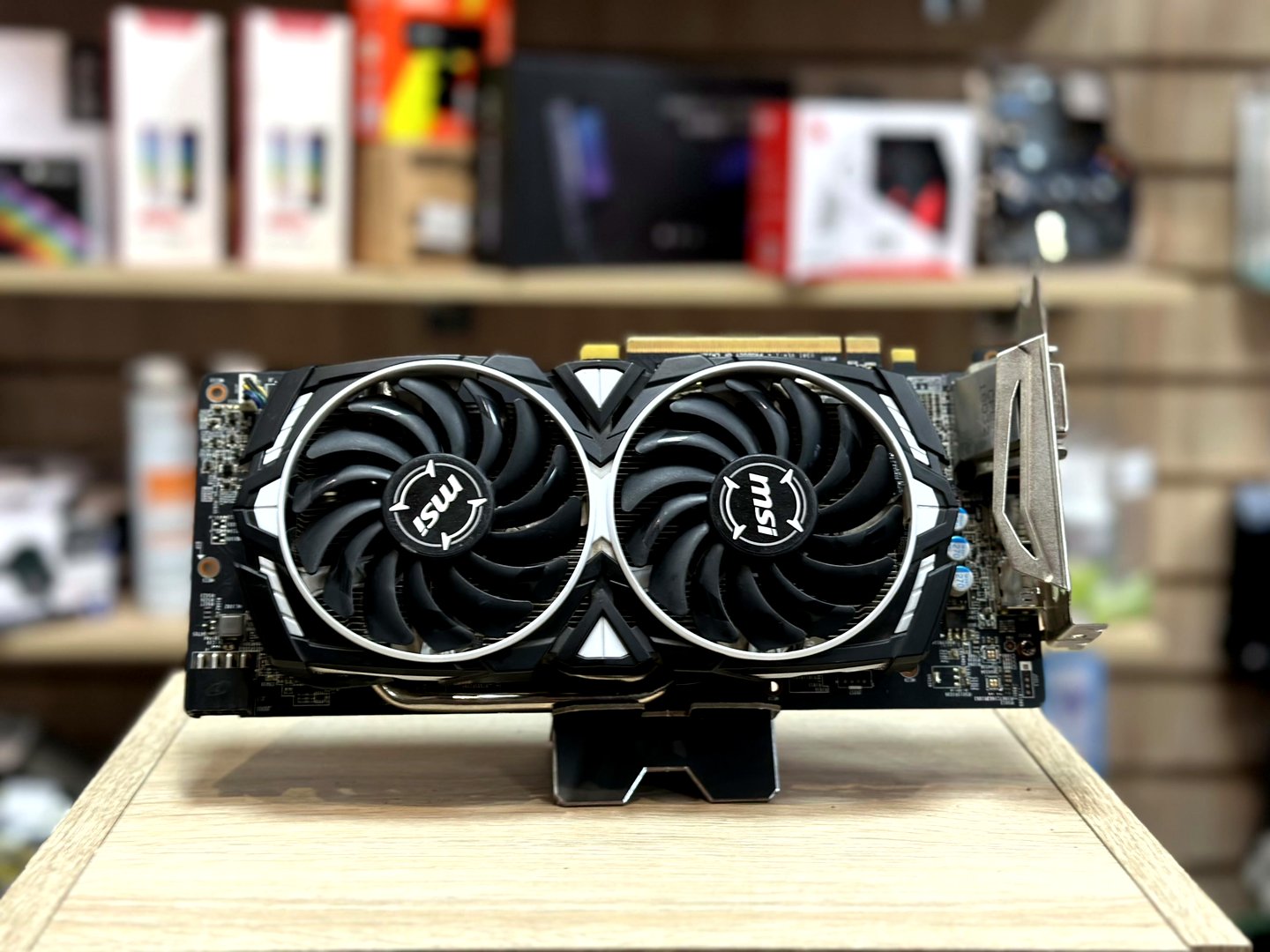 [Б/У] Видеокарта MSI ARMOR RX580 8GB OC GDDR5 [HDMI X2, DP X2, DVI-D]