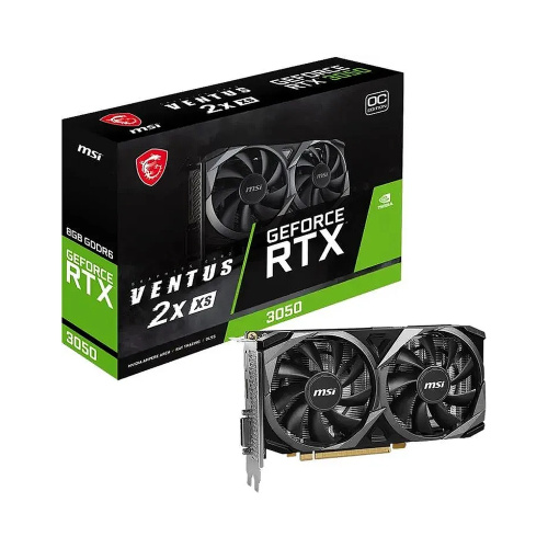 Видеокарта MSI GeForce RTX 3050 VENTUS 2X XS OC [RTX 3050 VENTUS 2X XS 8G OC]