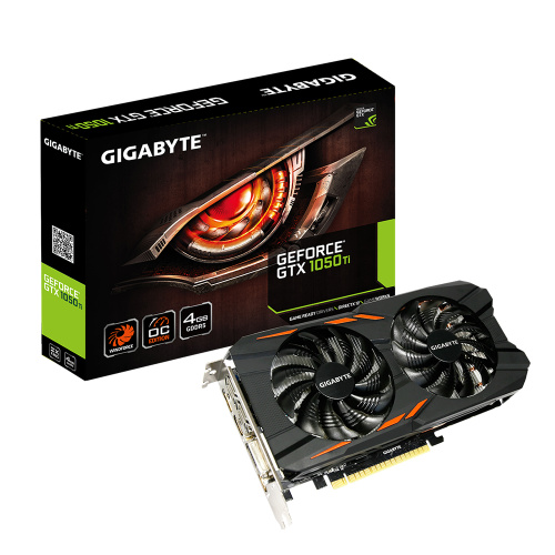[Б/У] Видеокарта Gigabyte GeForce GTX1050Ti WF OC [GV-N105TWF2OC-4GD]