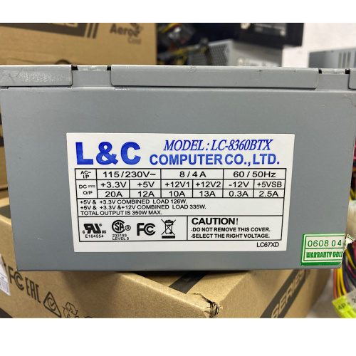 [Б/У] Блок Питания L & C LC-8360BTX (350w)