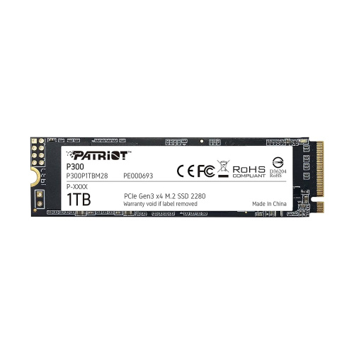 Накопитель SSD NVMe Patriot P300 P300GM290M28T 1TB