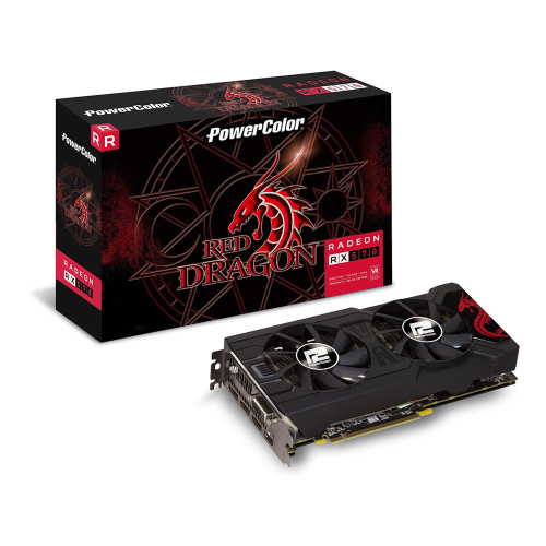 [Б/У] Видеокарта PowerColor Radeon RX570 Red Dragon [AXRX 570 4GBD5-3DHD/OC]