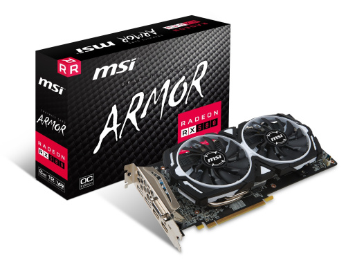 [Б/У] Видеокарта MSI AMD Radeon RX 580 ARMOR 8G