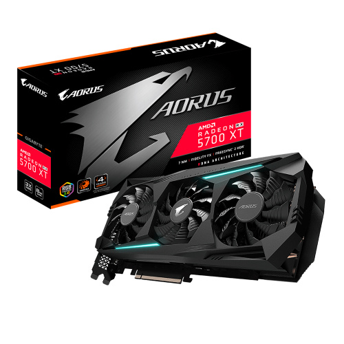 [Б/У] Видеокарта Gigabyte Radeon RX 5700 XT AORUS [GV-R57XTAORUS-8GD]