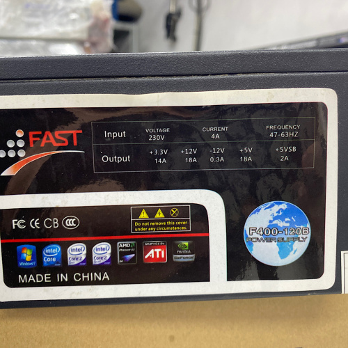 [Б/У] Блок Питания FAST F400-120B (400w)