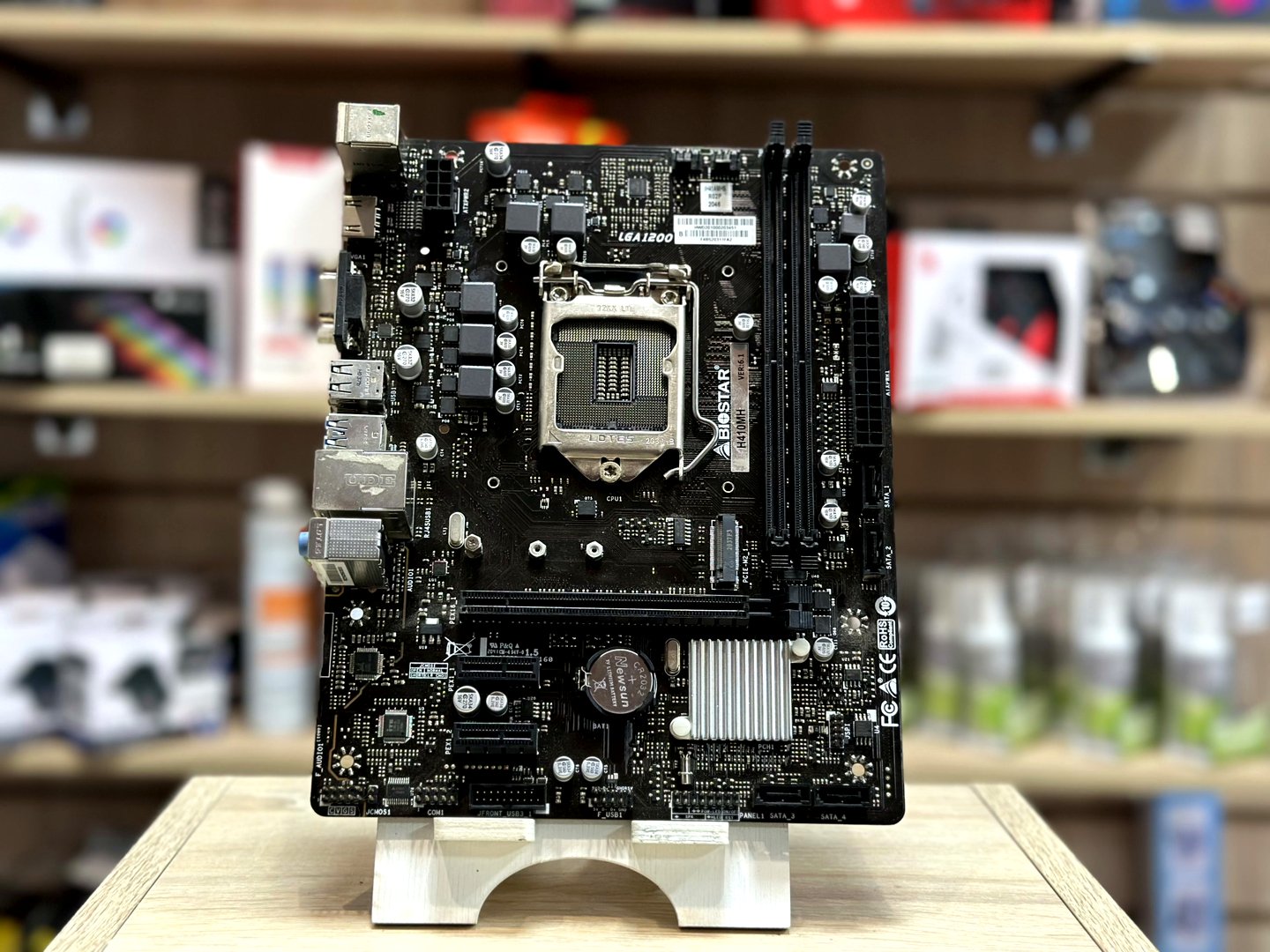 [Б/У] Материнская плата BIOSTAR H410MH | LGA1200