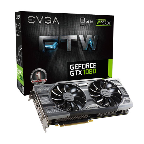 [Б/У] Видеокарта EVGA GeForce GTX 1080 FTW GAMING ACX 3.0 [08G-P4-6286-KR]