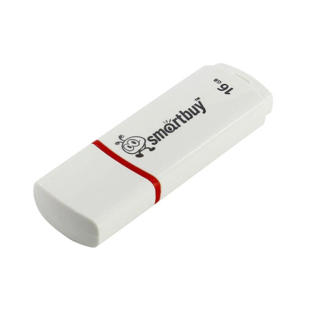 USB Flash 16 ГБ Smartbuy Crown [SB16GBCRW-W]