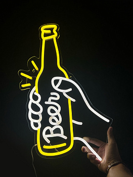 Неоновая лампа [Бутылка]: Желтый
