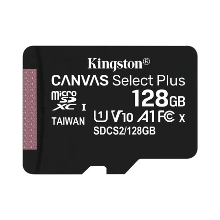 Карта памяти Kingston Canvas Select Plus microSDXC [SDCS2/128GBSP] 128GB