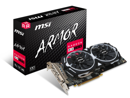 [Б/У] Видеокарта MSI AMD Radeon RX 580 ARMOR 8G