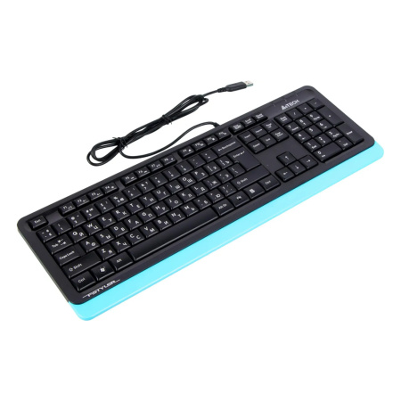 Клавиатура A4Tech Fstyler FK10 черный/синий