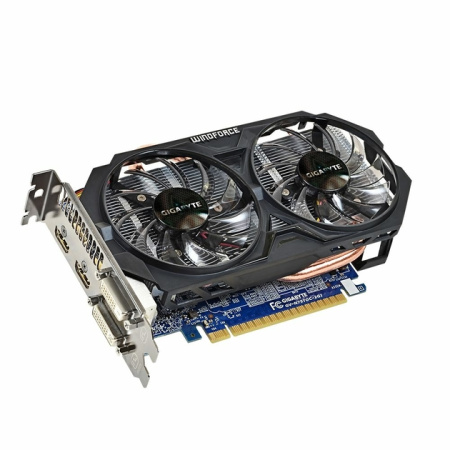 [Б/У] Видеокарта Gigabyte GTX750Ti WIndforce OC GDDR5 [HDMI X2, DVI-I, DVI-D]