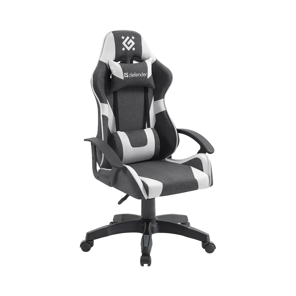 Кресло игровое Defender IBIS Серый / Белый