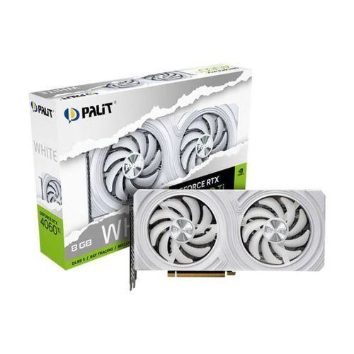 Видеокарта Palit GeForce RTX 4060 Ti White [NE6406T019P1-1048L]