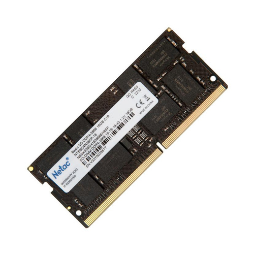 Оперативная память SODIMM Netac Basic [NTBSD4N26SP-16] 16 ГБ