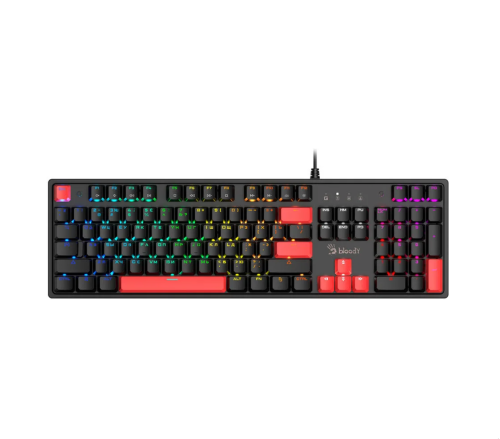 Клавиатура A4Tech Bloody S510R механическая черный USB for gamer LED