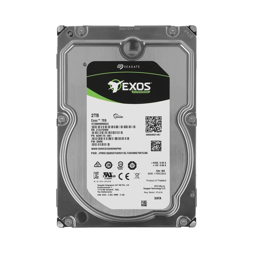 Жесткий диск Seagate Exos 7E8 [ST2000NM0033] 2TB