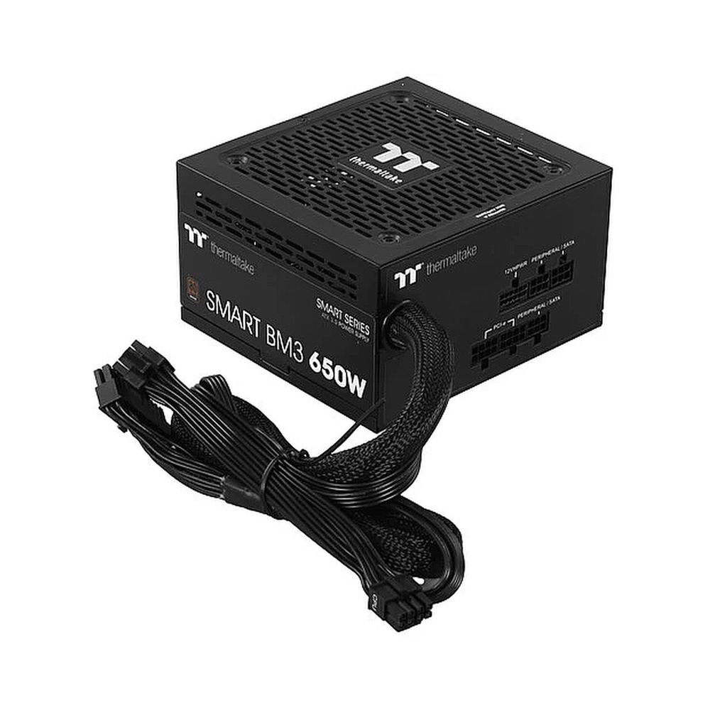Блок питания Thermaltake Smart BM3 650 /Semi Modular/Non Light/Full Range/Analog/80 Plus Bronze/EU/JP Main CAP/All Flat Cables/Gen 5