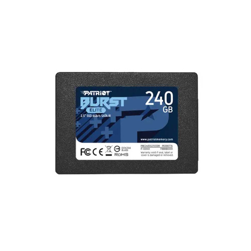 Накопитель SSD Patriot BURST 240GB [PBE240GS25SSDR] 2.5"