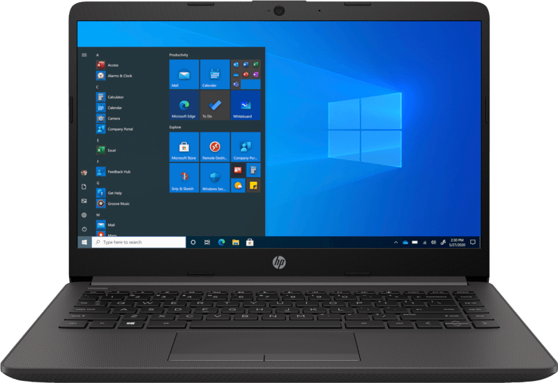 Ноутбук HP 240 G8, 14",  IPS, Intel  Core i5  1035G1 1.0ГГц, 8ГБ, 256ГБ SSD,  Intel UHD Graphics , Windows 10 Home, 43W62EA,  черный