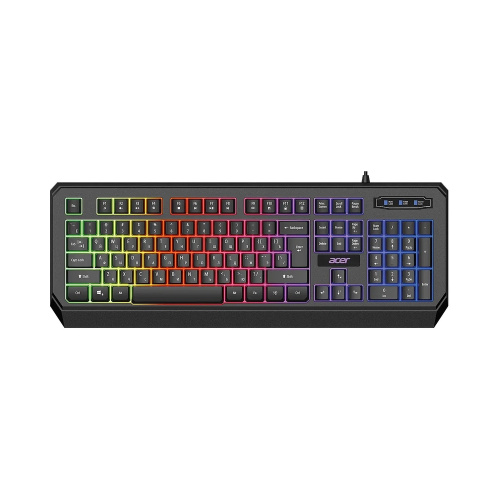 Клавиатура Acer OKW300 черный USB for gamer LED (ZL.KBDCC.019)