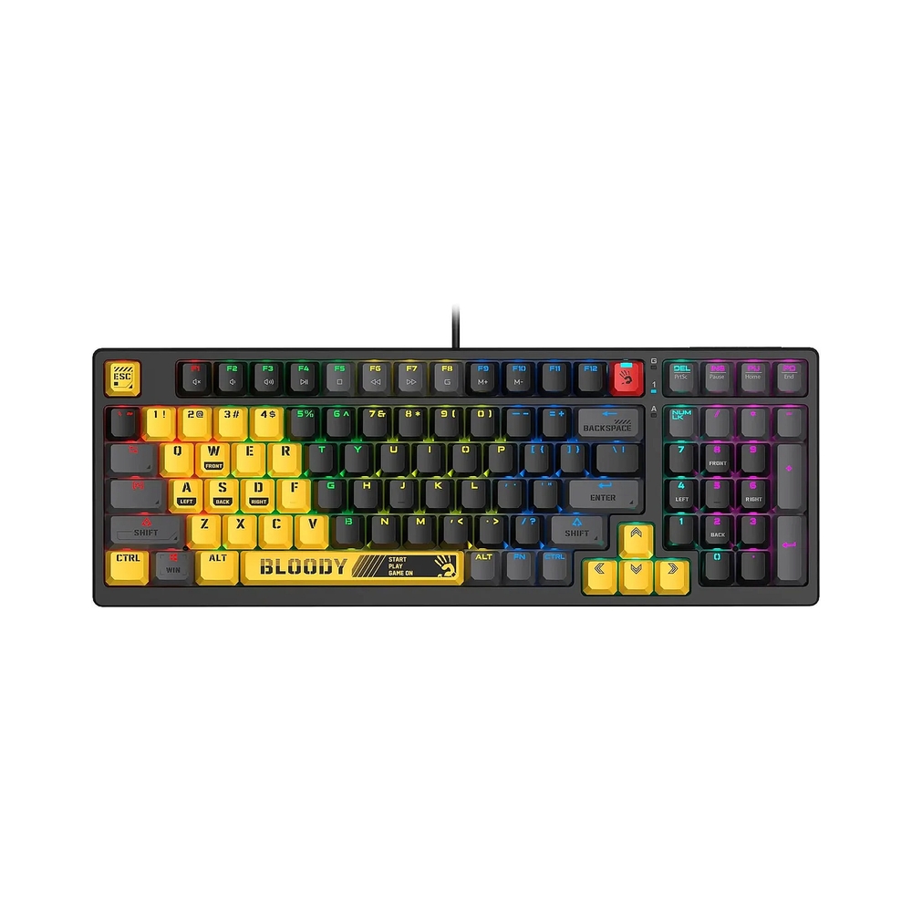 Клавиатура A4Tech Bloody S98 SPORTS LIME — KSKSHOP.RU