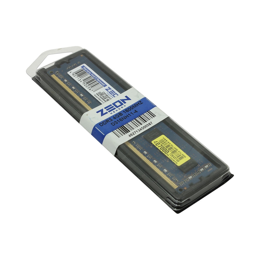 [Б/У] Оперативная память ZEON DDR3 4GB [D316NH11-4]