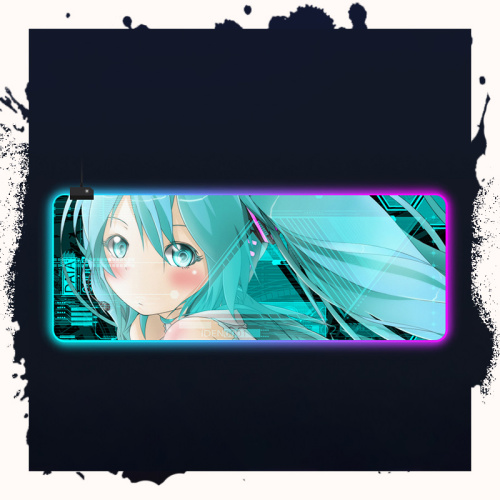 Коврик RGB Hatsune Miku №3 (300x800x2)