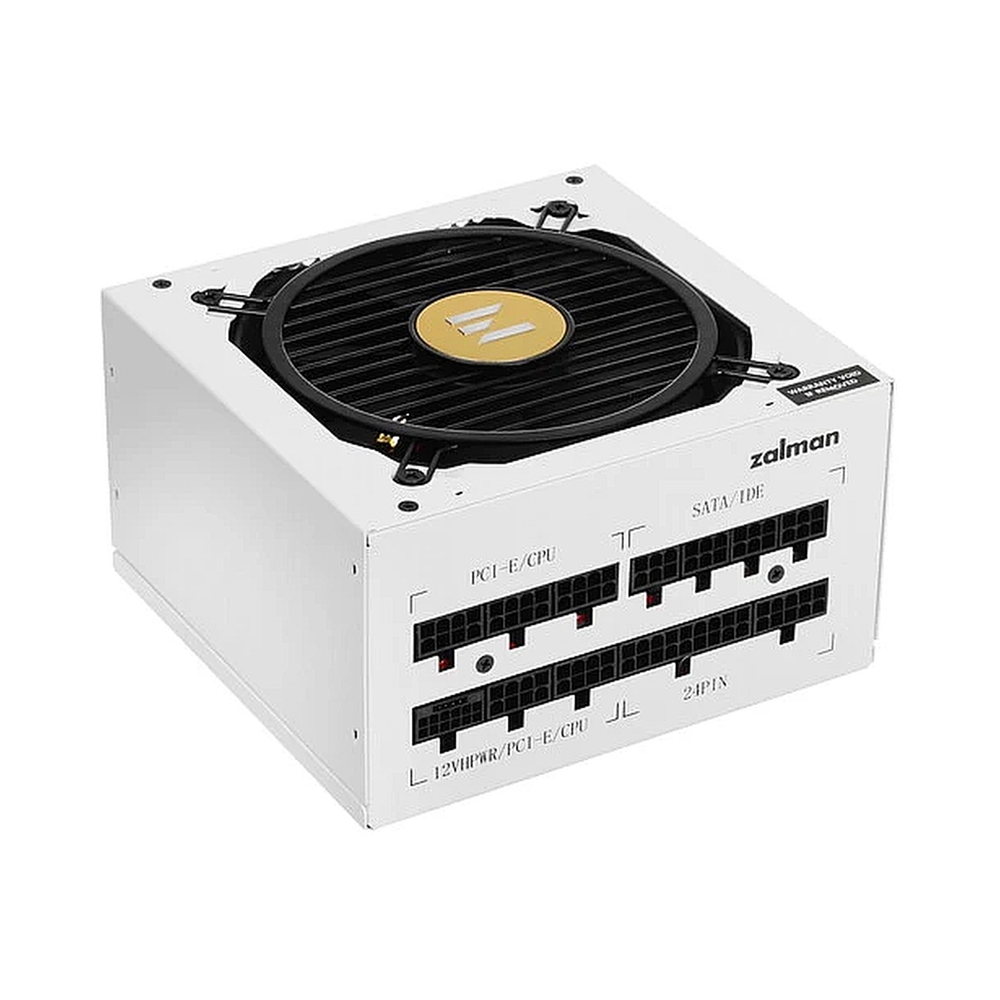 Блок питания Zalman ZM750-TMX2 WH, 750W, ATX12V v3.0, APFC, 12cm Fan, 80+ Gold Gen5, Full Modular, White, Retail