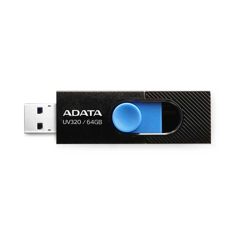 Флеш-накопитель ADATA UV320 [AUV320-64G-RBKBL] 64GB, черный