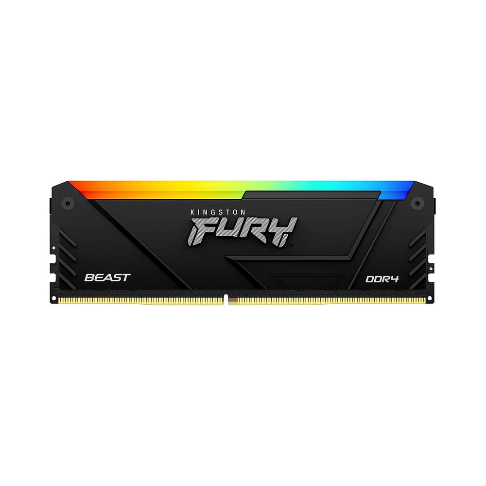 Оперативная память Kingston FURY Beast Black RGB [KF432C16BB12A/16WP] 16GB D4