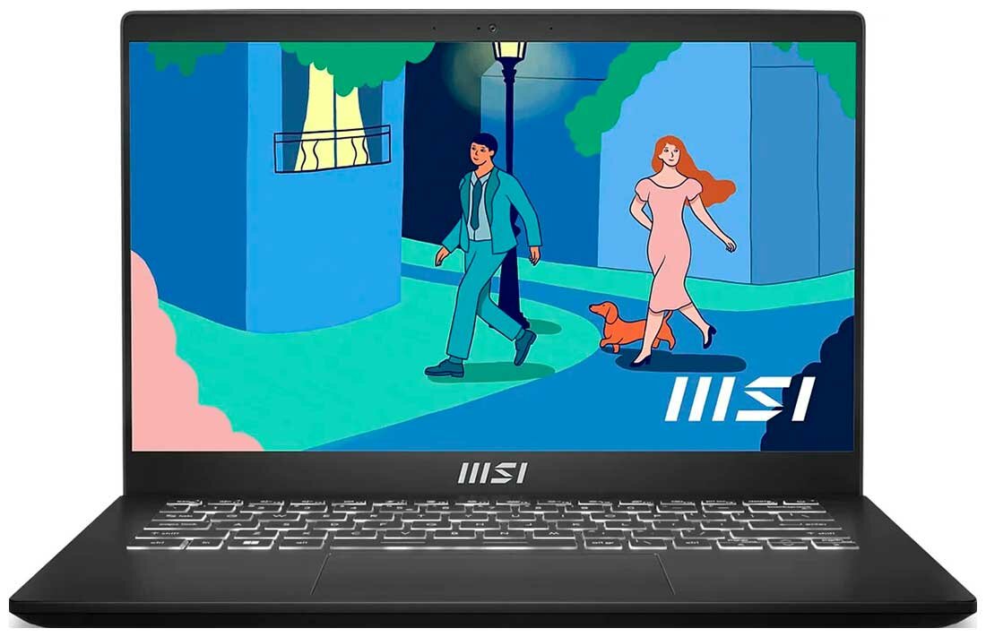 Ноутбук MSI Modern 14 C7M Ryzen 5 7530U/8/SSD512Gb/14";/IPS/FHD/Win11/silver (9S7-14JK12-238)