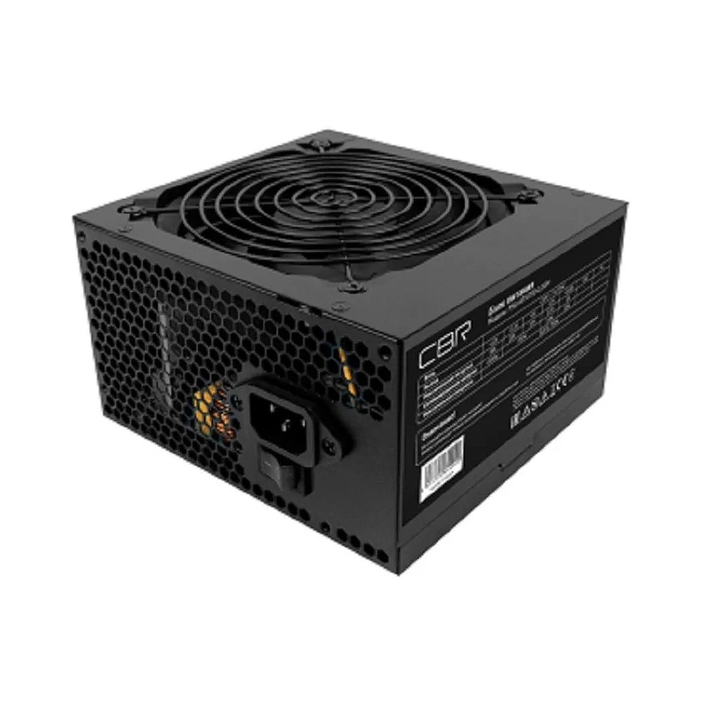 Блок питания CBR ATX 700W 80+ Bronze, DC-DC, APFC, 0.6mm, 20+4pin, 1*8-pin(4+4P), 2*6+2pin, 6*SATA, 4*IDE, 12cm fan, 1.5м кабель питания, черный [PSU-ATX700-12GM] BOX