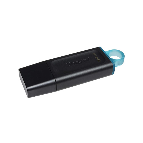 Накопитель KINGSTON 64GB USB3.2 Gen 1 DataTraveler Exodia (Black + Teal)