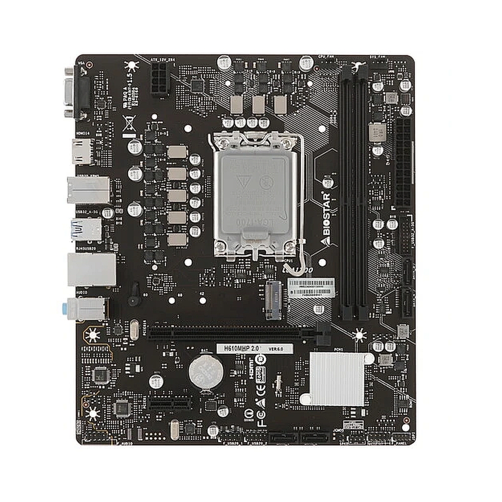 Материнская плата Biostar H610MHP 2.0