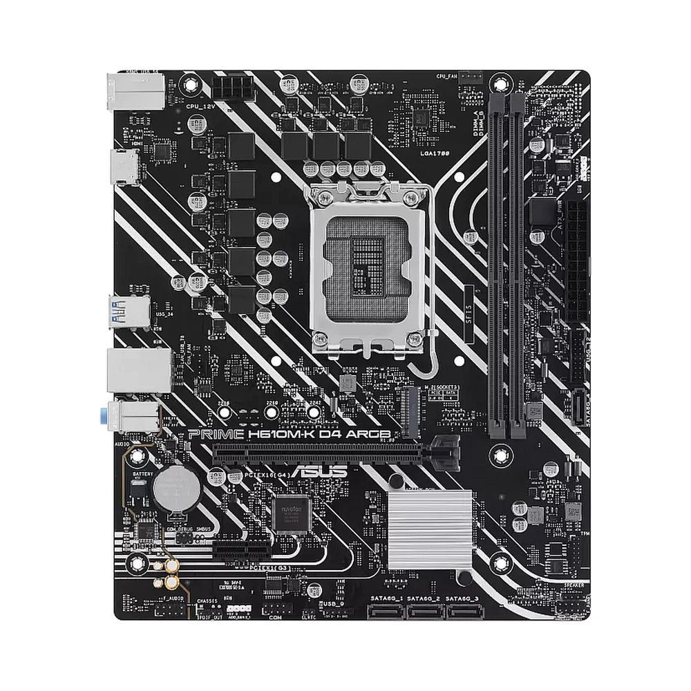 Материнская плата ASUS PRIME H610M-K D4 ARGB