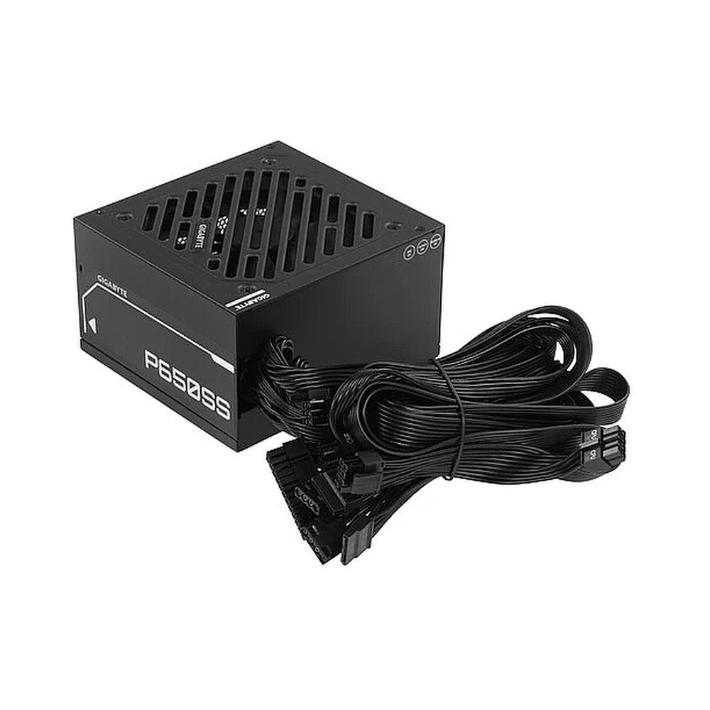 Блок питания Gigabyte ATX 650W GP-P650SS 80+ silver (20+4pin) APFC 120mm fan 5xSATA RTL