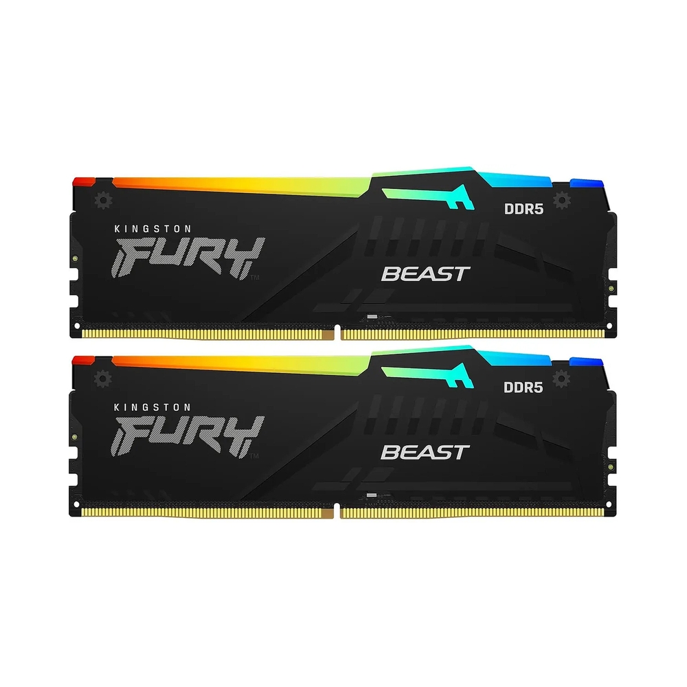 Оперативная память Kingston FURY Beast RGB [KF560C30BBAK2-32] 32GB KIT D5