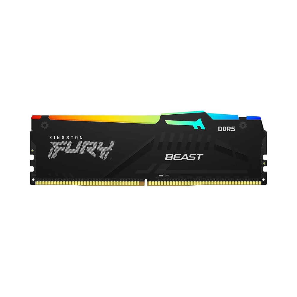 Оперативная память Kingston FURY Beast Black RGB [KF560C36BBE2A-16] 16GB D5
