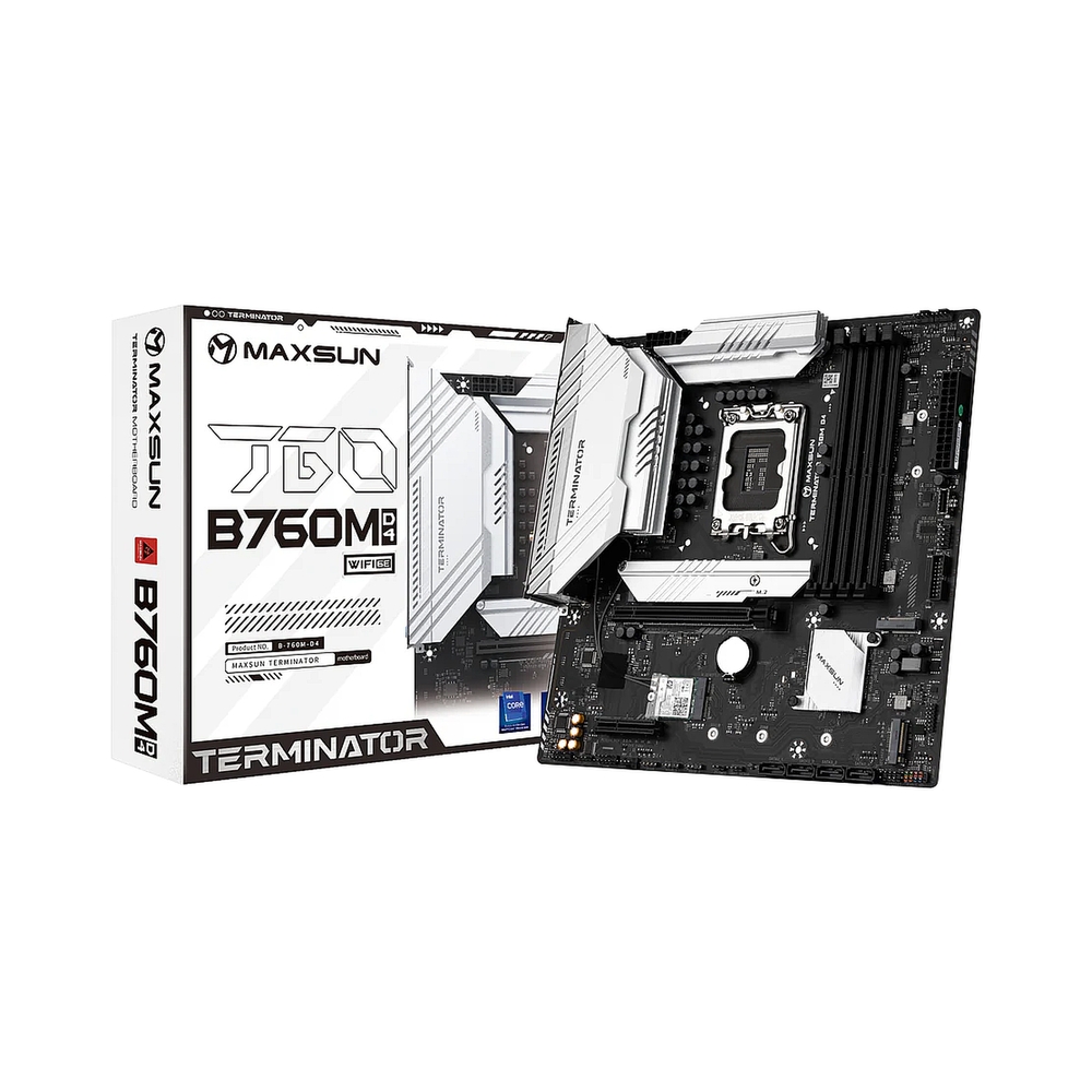 Материнская плата Maxsun MS-Terminator B760M D4 WIFI6E