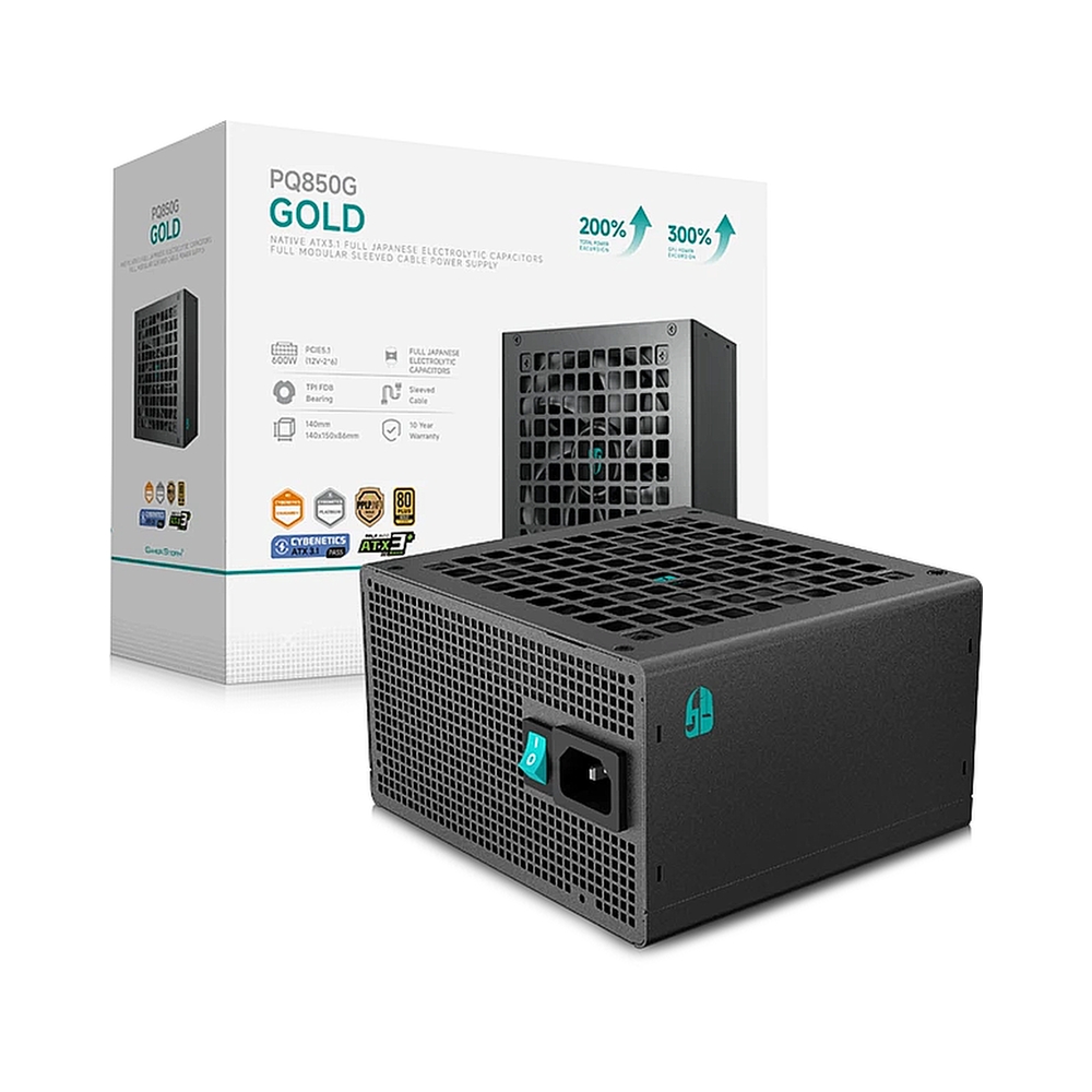 Блок питания DEEPCOOL / GamerStorm PQ850G [R-PQ850G-FD0B-WGEU-V1], черный