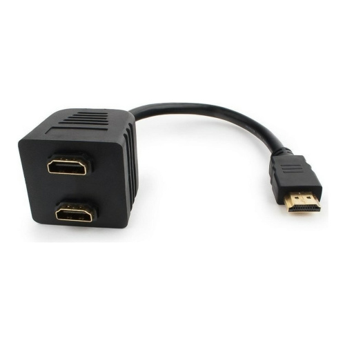 Разветвитель HDMI Cablexpert DSP-2PH4-002, HD19F/2x19F, 1 компьютер => 2 монитора