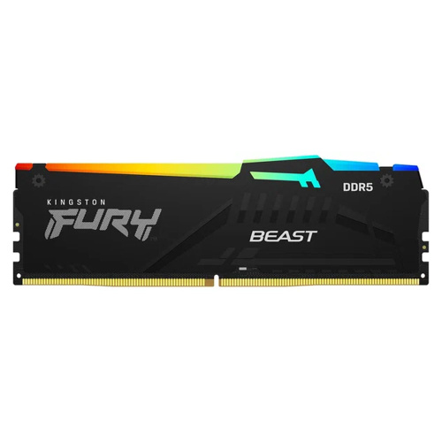 Модуль памяти Kingston 32GB 5600MT/s DDR5 CL40 DIMM FURY Beast RGB