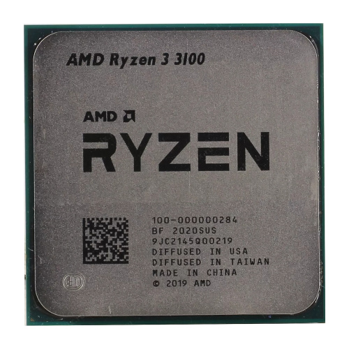 Процессор AMD Ryzen 3 3100 <Socket AM4, 3.6-3.9 GHz, Matisse, 4 ядра/ 8 потоков, L3: 16Мбайт, 7nm, 65 Вт> OEM
