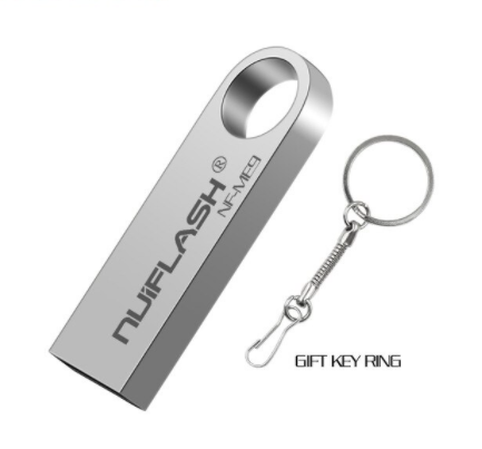 Usb Flash 2.0 NuiFlash 16Gb Big Metal Gray