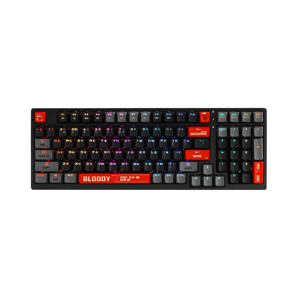 Клавиатура механическая A4Tech Bloody S98 RED