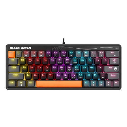 Клавиатура DEFENDER MECHANICAL BLK RAVEN GK-417