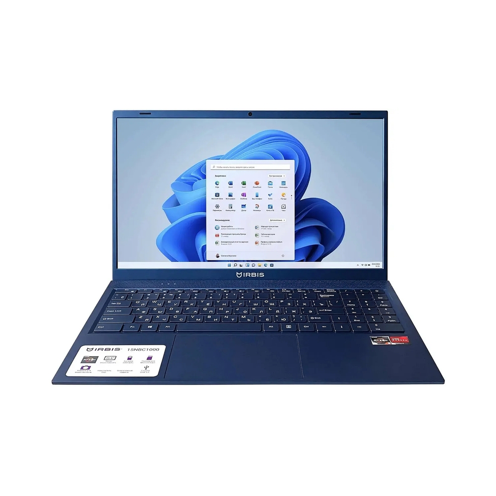 Ноутбук 15.6" Irbis Blizzard 15NBC1000 [1920x1080, IPS, AMD Ryzen 3 3200U, RAM 16Gb, SSD 512Gb, AMD Radeon Graphics, Win11Pro]