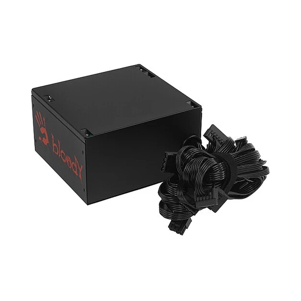 Блок питания Bloody ATX 600W BD-PS600W 80 PLUS WHITE (20+4pin) APFC 120mm fan 6xSATA RTL